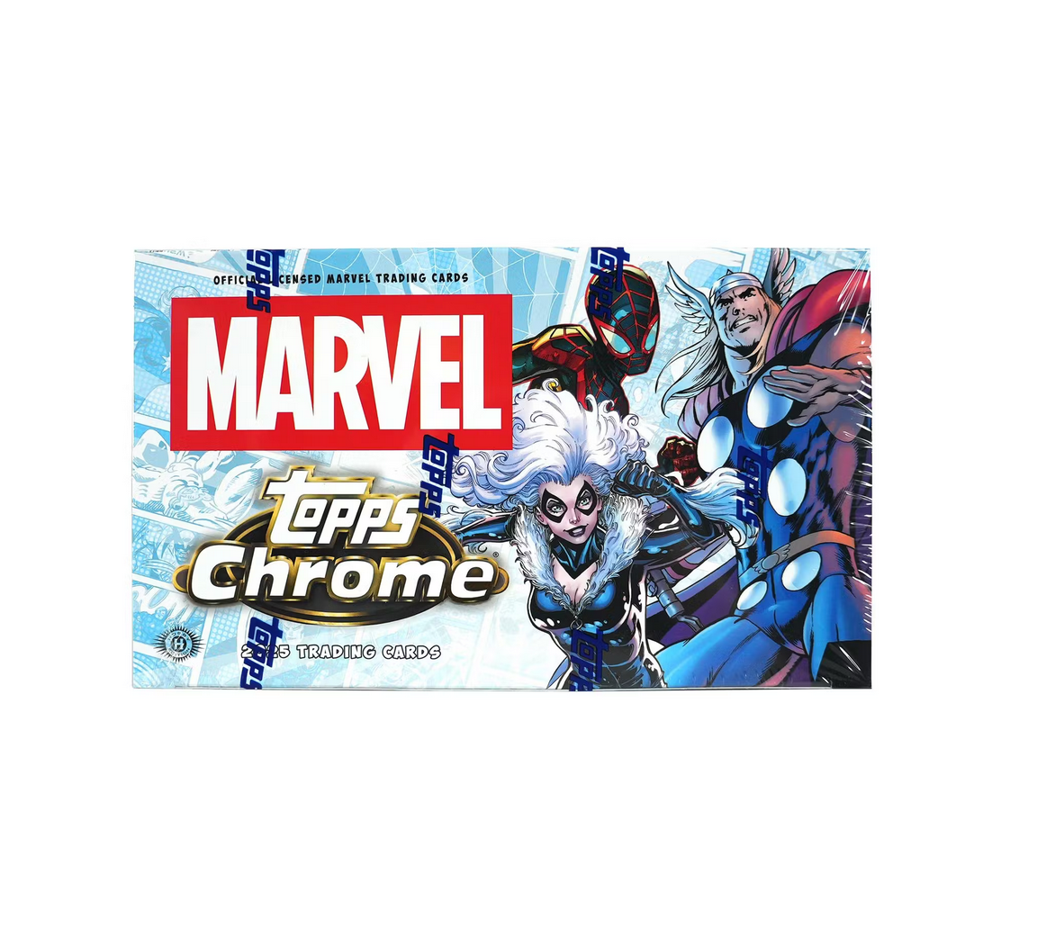 2025 Topps Marvel Chrome Hobby 12-Box Case