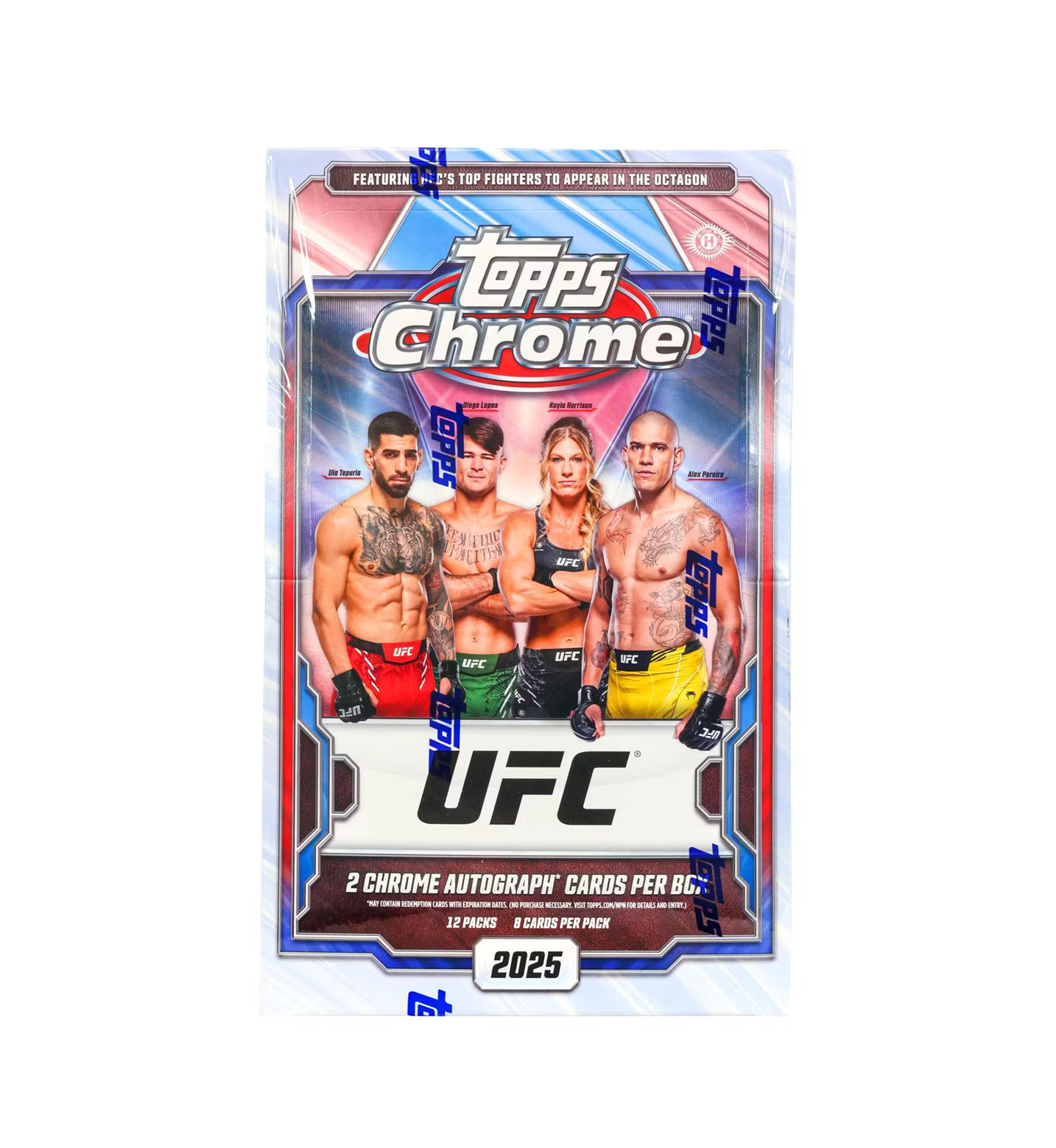 2025 Topps Chrome UFC Hobby 12-Box Case