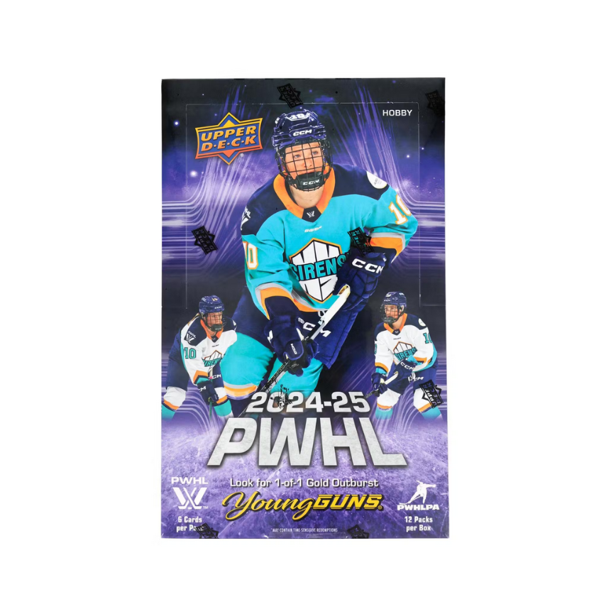 2025 Upper Deck PWHL Hockey Hobby 16-Box Case