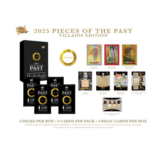 2025 Pieces of the Past Villains Edition 10-Box Case