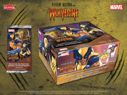 2024 Upper Deck Marvel Fleer Ultra Wolverine Trading Cards Hobby 6-Box Case