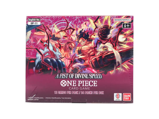One Piece TCG: A Fist of Divine Speed (OP-11) Booster 12-Box Case
