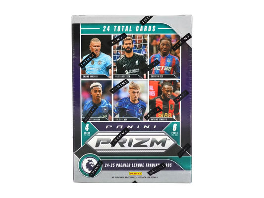 2024-25 Panini Prizm Premier League EPL Soccer 6-Pack Blaster Box (Pink Mosaic Prizms!)