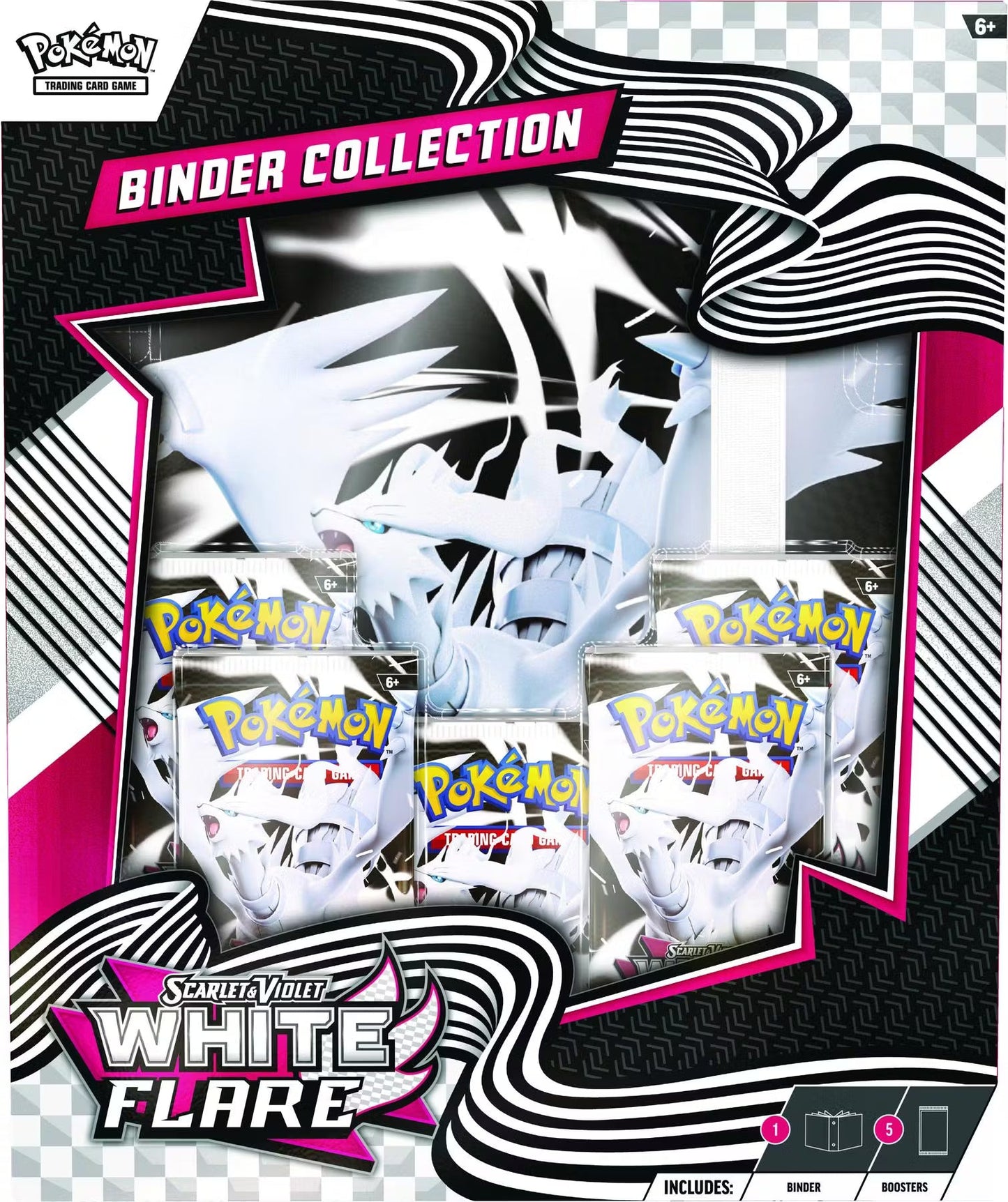 Pokemon Scarlet & Violet: White Flare Binder Collection Box