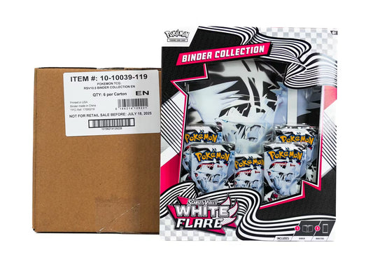 Pokemon Scarlet & Violet: White Flare Binder Collection 6-Box Case