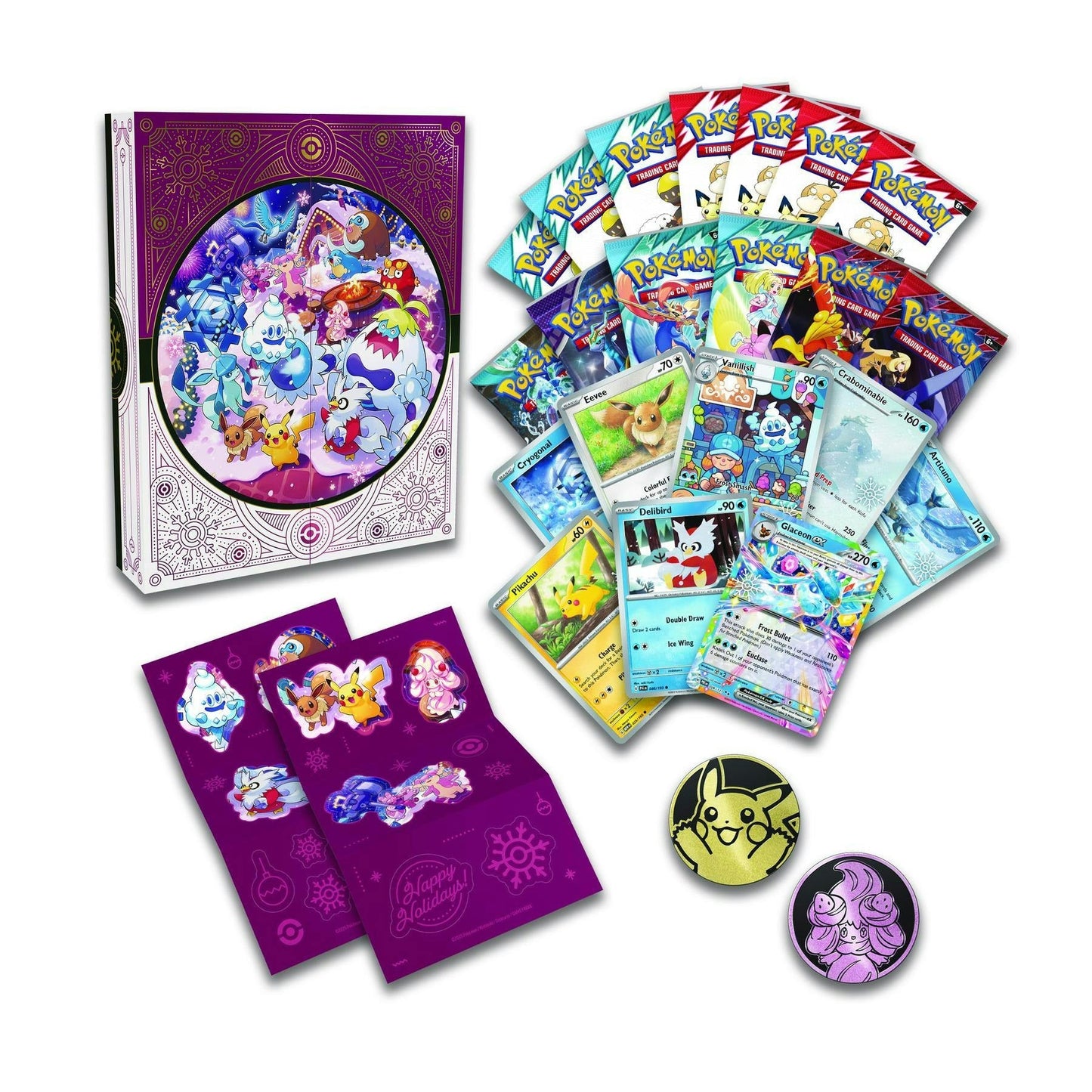 2025 Pokemon Holiday Calender 6-Box Case