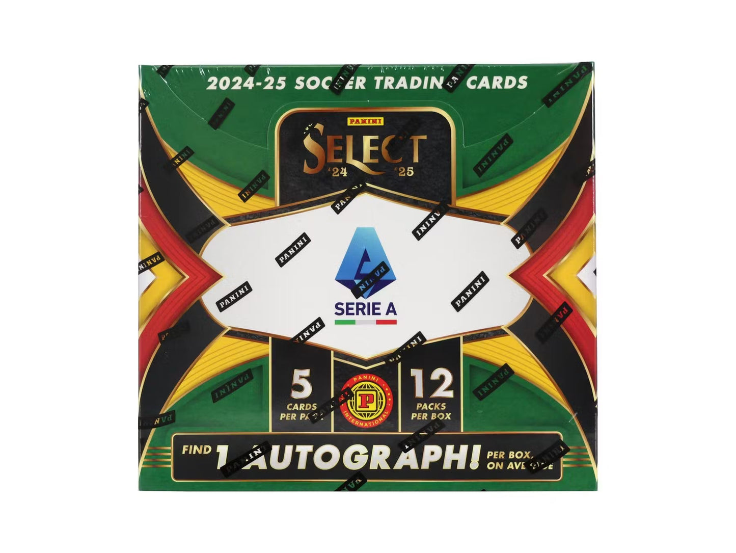 2024-25 Panini Select Serie A Soccer International Hobby 12-Box Case