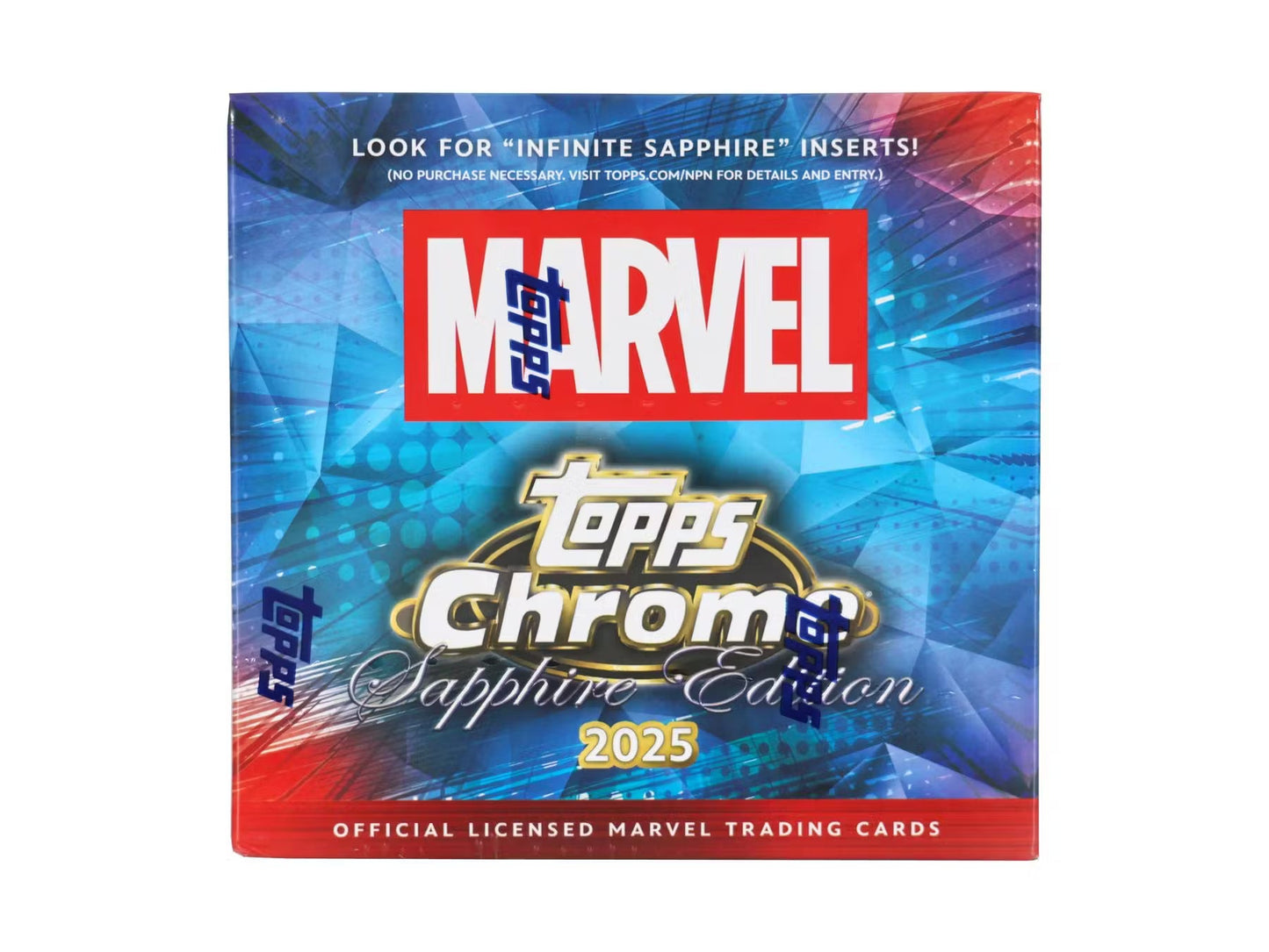 2025 Topps Marvel Chrome Sapphire Edition 10-Box Case