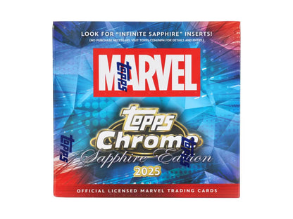 2025 Topps Marvel Chrome Sapphire Edition 10-Box Case