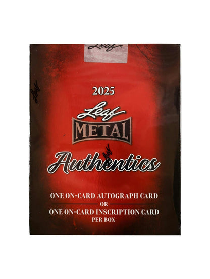 2025 Leaf Metal Authentics Hobby 10-Box Case