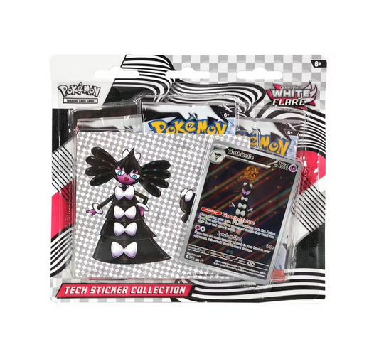 Pokemon Scarlet & Violet White Flare Tech Sticker Collection Pack