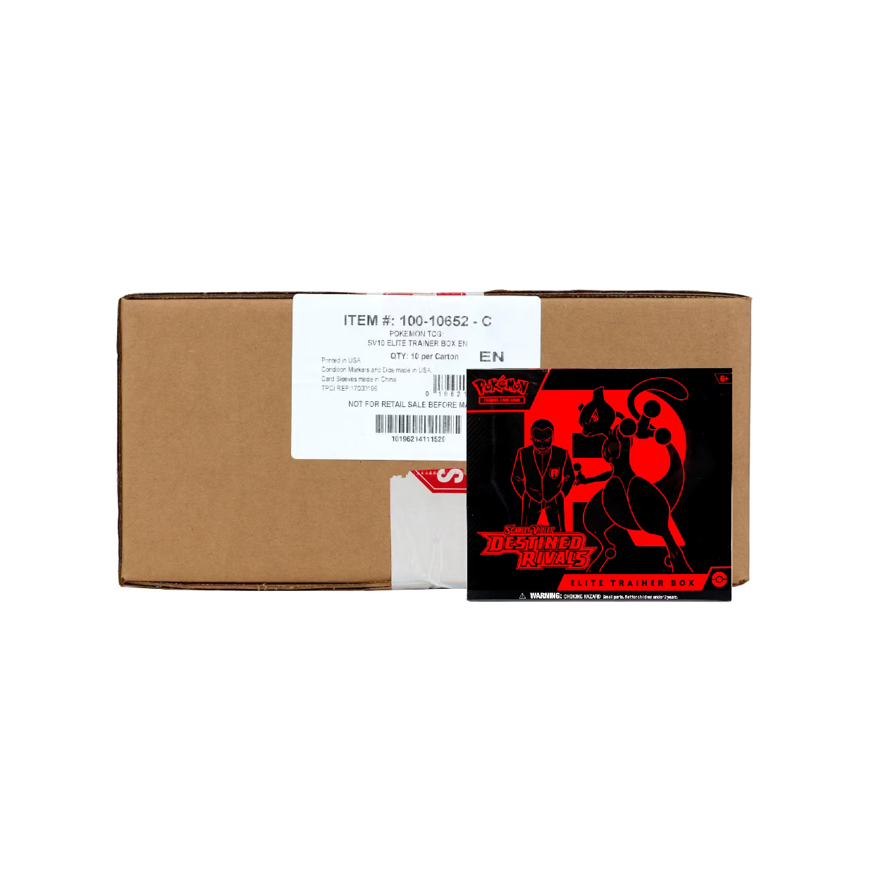 Pokemon Scarlet & Violet Destined Rivals Elite Trainer 10-Box Case