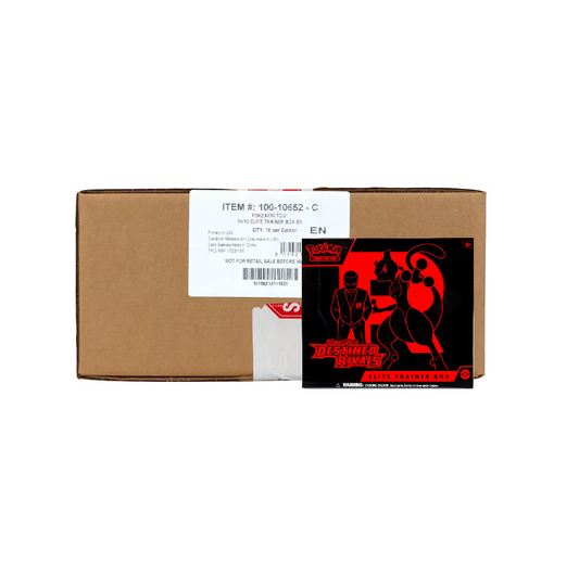 Pokemon Scarlet & Violet Destined Rivals Elite Trainer 10-Box Case