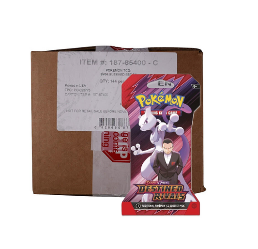 Pokemon Scarlet & Violet Destined Rivals Sleeved Booster 144-Pack Case