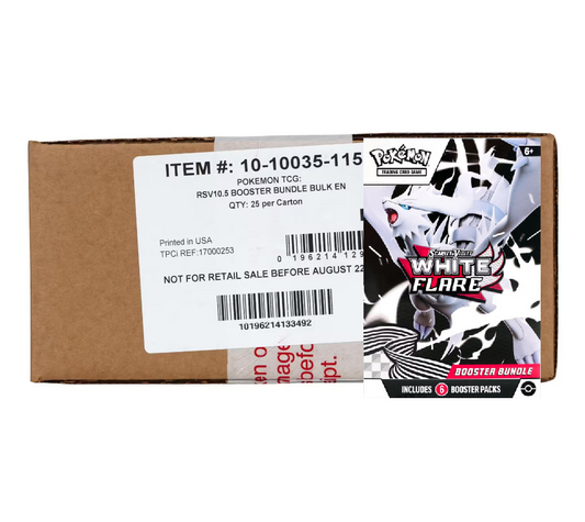 Pokemon Scarlet & Violet White Flare Booster Bundle 25-Box Case