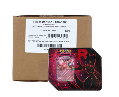 Pokemon Team Rocket 6-Tin Case