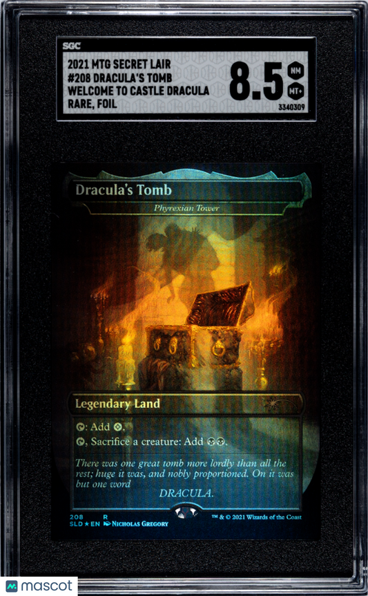 2021 Magic: The Gathering Dracula's Tomb #208 SGC 8.5