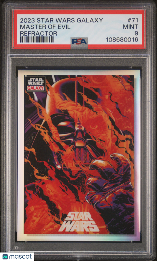 2023 Topps Chrome Star Wars Galaxy Master Of Evil #71 PSA 9