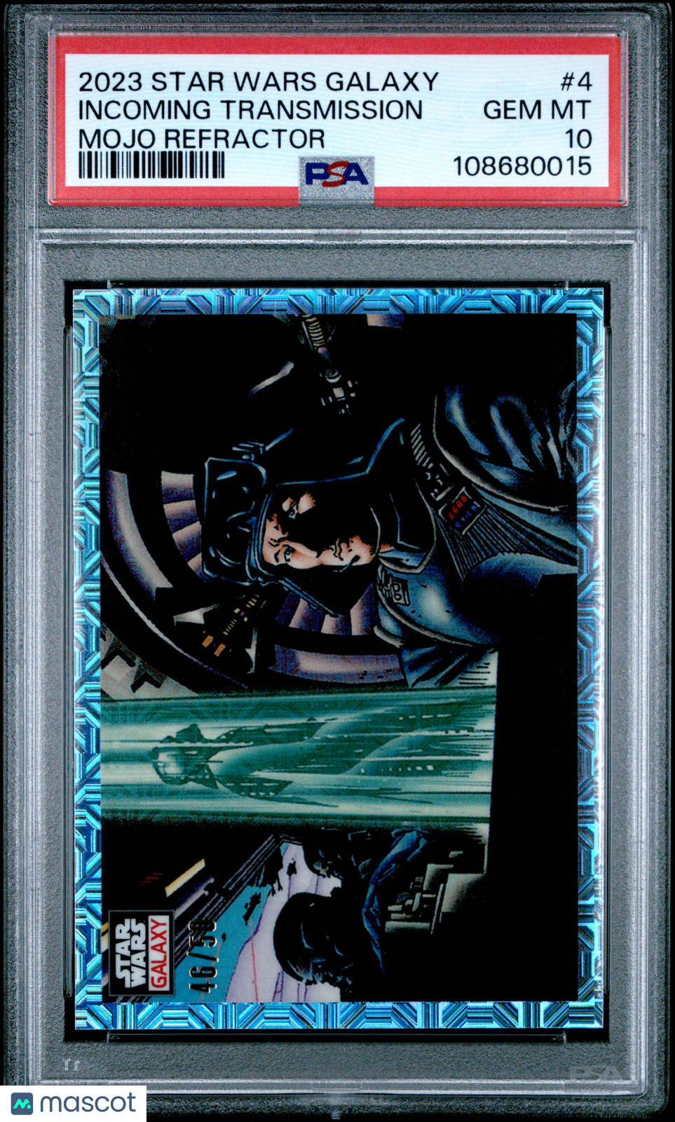 2023 Topps Chrome Star Wars Galaxy Incoming Transmission #4 PSA 10