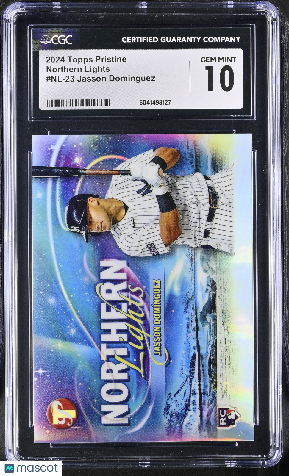 2024 Topps Pristine Jasson Dominguez #NL-23 Northern Lights CGC 10
