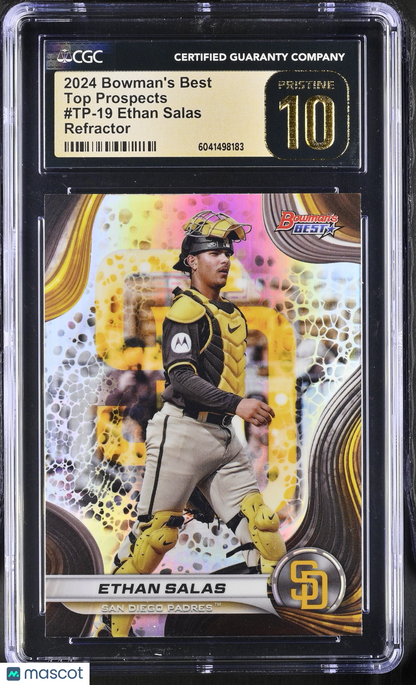 2024 Best Ethan Salas #TP-19 Refractor Top Prospects CGC 10
