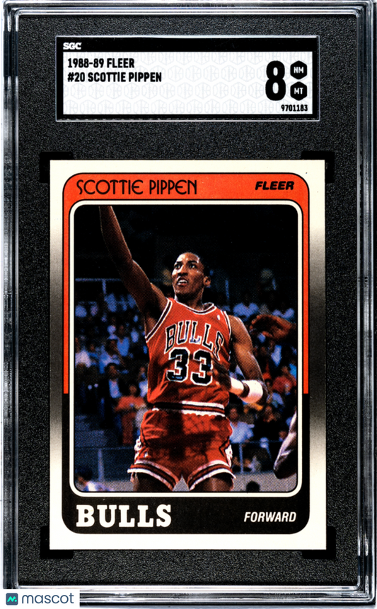 1988 Fleer Scottie Pippen #20 SGC 8