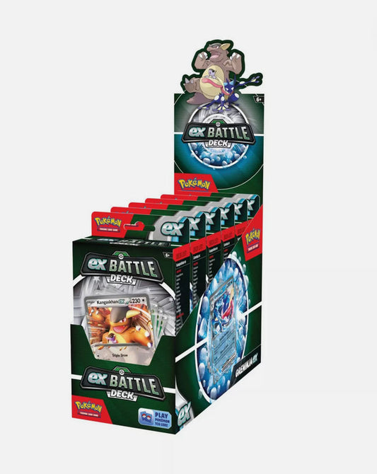 Pokémon Kangaskhan & Greninja ex Battle 6-Deck Display