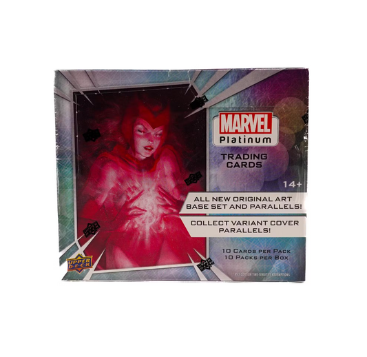 2023 Upper Deck Marvel Platinum Hobby 8-Box Case